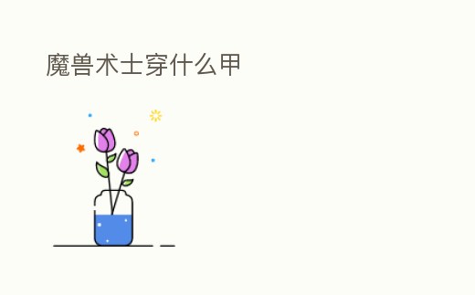 魔獸術士穿什么甲