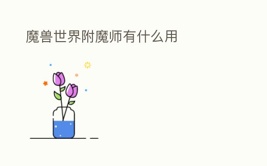 魔獸世界附魔師有什么用