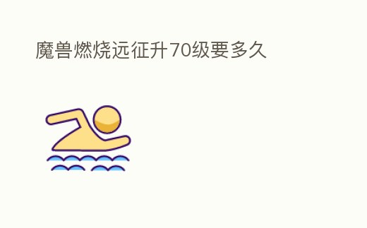 魔獸燃燒遠征升70級要多久
