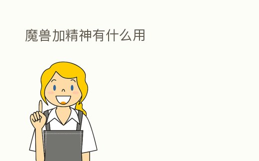 魔獸加精神有什么用