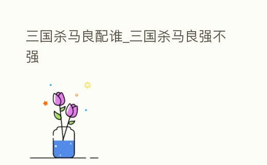 三國殺馬良配誰_三國殺馬良強不強