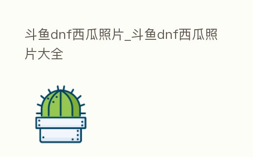 斗魚dnf西瓜照片_斗魚dnf西瓜照片大全