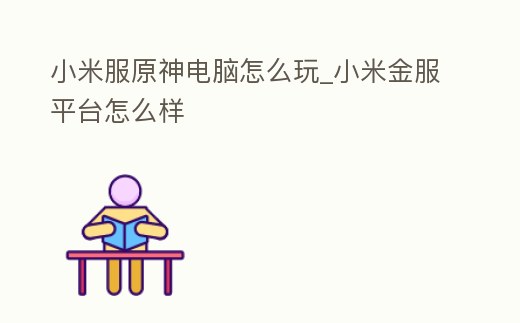 小米服原神電腦怎么玩_小米金服平臺怎么樣