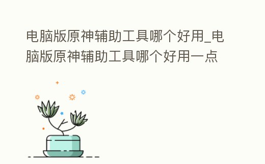 電腦版原神輔助工具哪個(gè)好用_電腦版原神輔助工具哪個(gè)好用一點(diǎn)