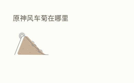 原神風車菊在哪里