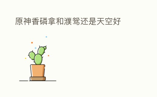 原神香磷拿和濮鴛還是天空好