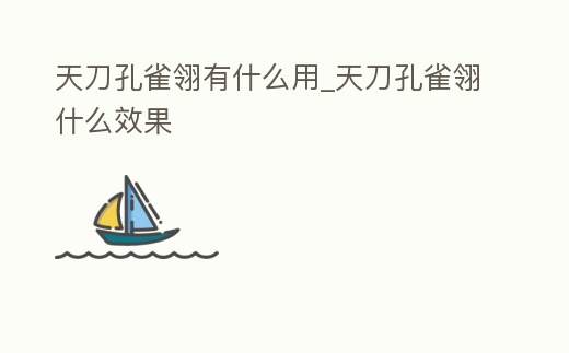 天刀孔雀翎有什么用_天刀孔雀翎什么效果