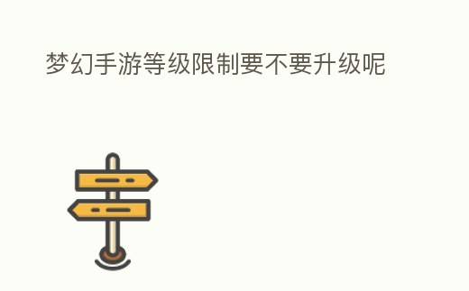 夢幻手游等級限制要不要升級呢