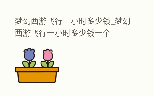 夢(mèng)幻西游飛行一小時(shí)多少錢_夢(mèng)幻西游飛行一小時(shí)多少錢一個(gè)