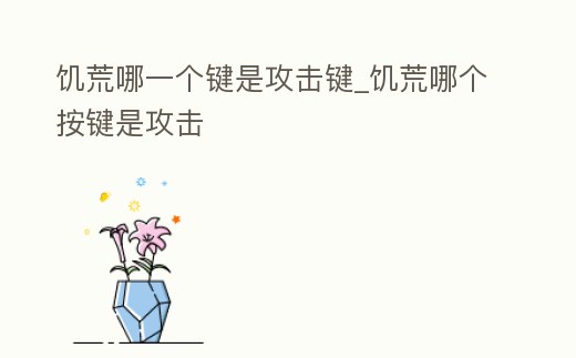 饑荒哪一個鍵是攻擊鍵_饑荒哪個按鍵是攻擊