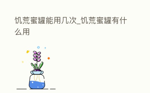 饑荒蜜罐能用幾次_饑荒蜜罐有什么用