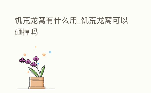 饑荒龍窩有什么用_饑荒龍窩可以砸掉嗎