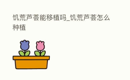 饑荒蘆薈能移植嗎_饑荒蘆薈怎么種植