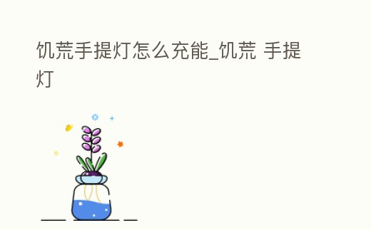 饑荒手提燈怎么充能_饑荒 手提燈