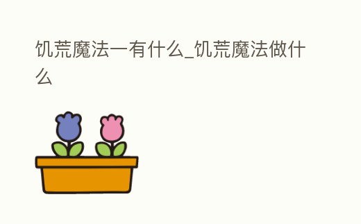 饑荒魔法一有什么_饑荒魔法做什么