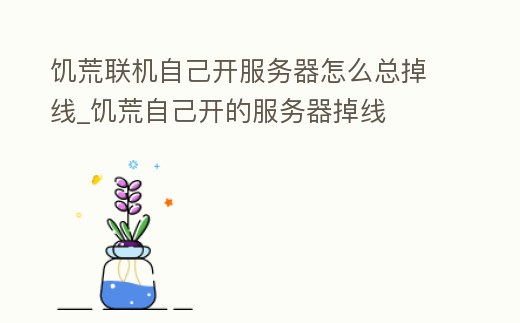 饑荒聯機自己開服務器怎么總掉線_饑荒自己開的服務器掉線