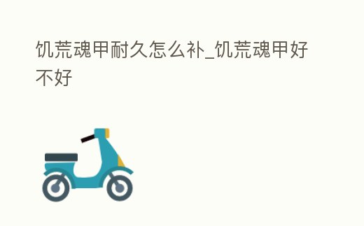 饑荒魂甲耐久怎么補_饑荒魂甲好不好