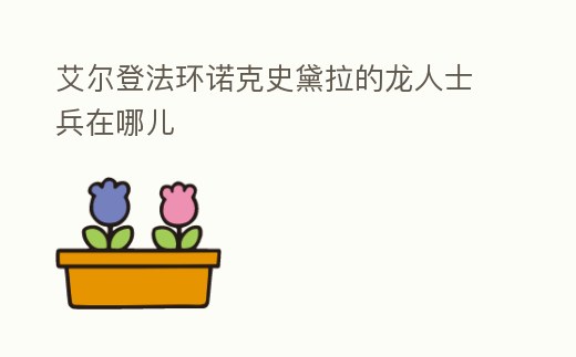 艾爾登法環諾克史黛拉的龍人士兵在哪兒