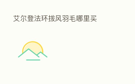 艾爾登法環(huán)拔風(fēng)羽毛哪里買