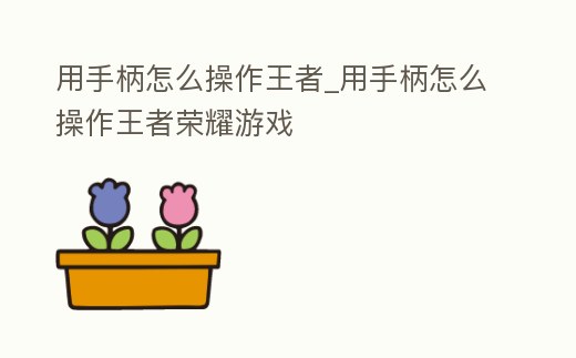 用手柄怎么操作王者_用手柄怎么操作王者榮耀游戲