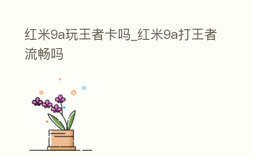 紅米9a玩王者卡嗎_紅米9a打王者流暢嗎