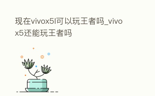 現(xiàn)在vivox5l可以玩王者嗎_vivox5還能玩王者嗎