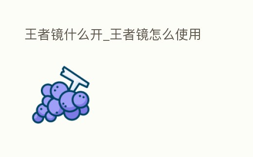 王者鏡什么開_王者鏡怎么使用