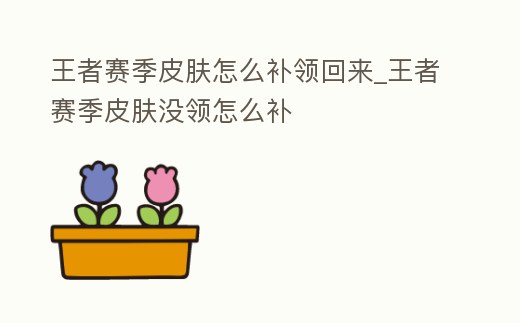 王者賽季皮膚怎么補領回來_王者賽季皮膚沒領怎么補