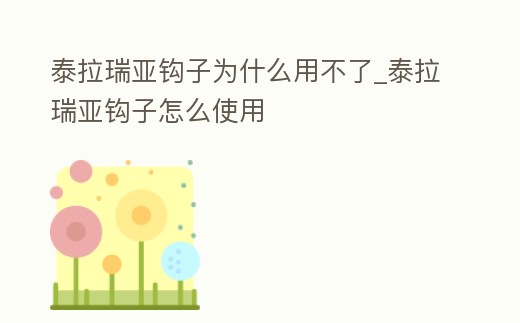 泰拉瑞亞鉤子為什么用不了_泰拉瑞亞鉤子怎么使用