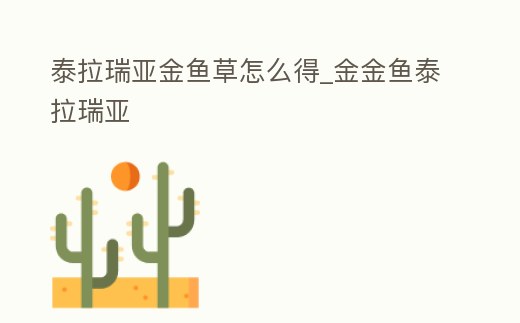 泰拉瑞亞金魚草怎么得_金金魚泰拉瑞亞