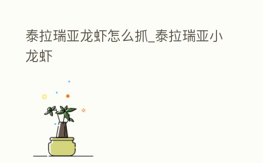 泰拉瑞亞龍蝦怎么抓_泰拉瑞亞小龍蝦