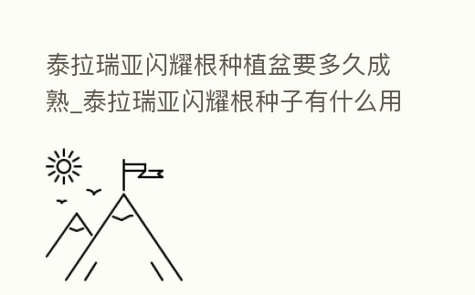 泰拉瑞亞閃耀根種植盆要多久成熟_泰拉瑞亞閃耀根種子有什么用