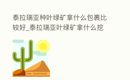 泰拉瑞亞種葉綠礦拿什么包裹比較好_泰拉瑞亞葉綠礦拿什么挖