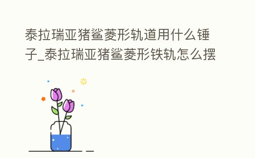 泰拉瑞亞豬鯊菱形軌道用什么錘子_泰拉瑞亞豬鯊菱形鐵軌怎么擺