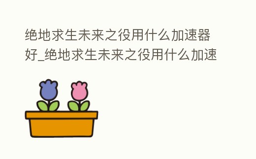 絕地求生未來之役用什么加速器好_絕地求生未來之役用什么加速器好一點