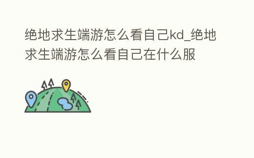 絕地求生端游怎么看自己kd_絕地求生端游怎么看自己在什么服