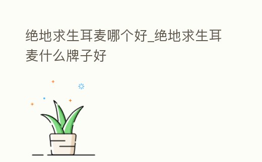 絕地求生耳麥哪個好_絕地求生耳麥什么牌子好