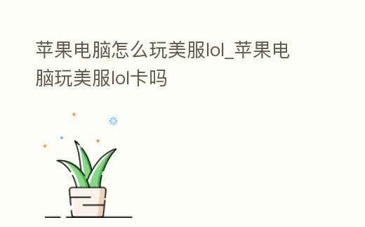 蘋果電腦怎么玩美服lol_蘋果電腦玩美服lol卡嗎