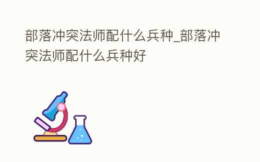 部落沖突法師配什么兵種_部落沖突法師配什么兵種好