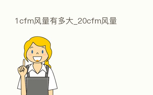 1cfm風量有多大_20cfm風量