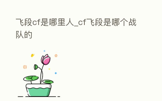 飛段cf是哪里人_cf飛段是哪個戰隊的