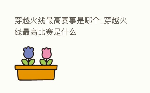 穿越火線最高賽事是哪個_穿越火線最高比賽是什么