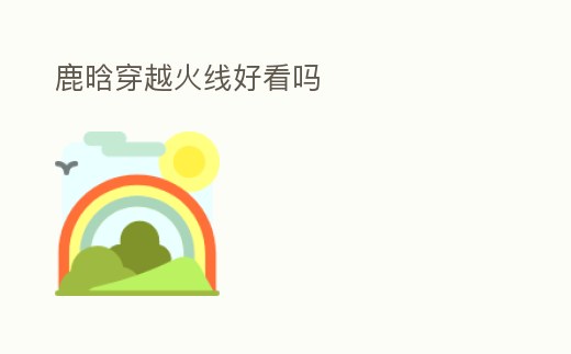 鹿晗穿越火線好看嗎