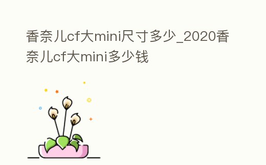 香奈兒cf大mini尺寸多少_2020香奈兒cf大mini多少錢