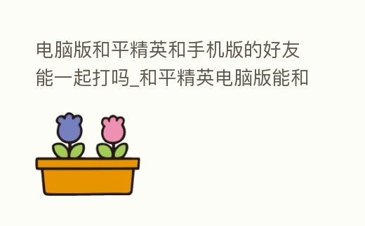 電腦版和平精英和手機版的好友能一起打嗎_和平精英電腦版能和手機好友一起玩嗎