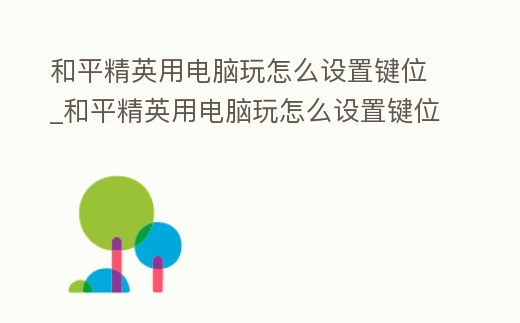 和平精英用電腦玩怎么設置鍵位_和平精英用電腦玩怎么設置鍵位顯示