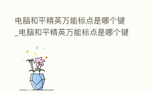 電腦和平精英萬能標點是哪個鍵_電腦和平精英萬能標點是哪個鍵盤