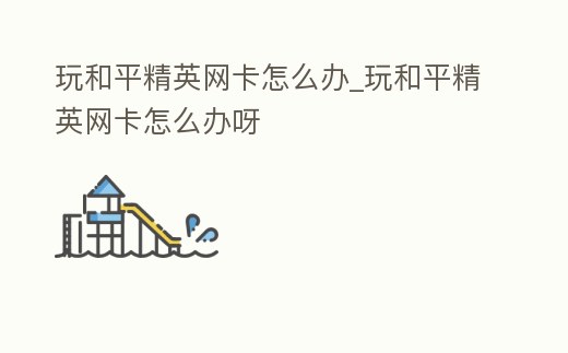 玩和平精英網卡怎么辦_玩和平精英網卡怎么辦呀